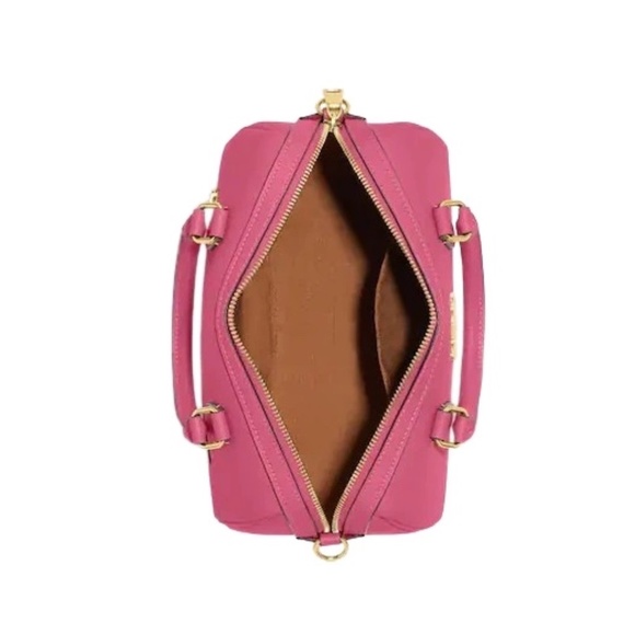 COACH Rowan Satchel Crossgrain Leather - Petunia - Picture 3 of 9